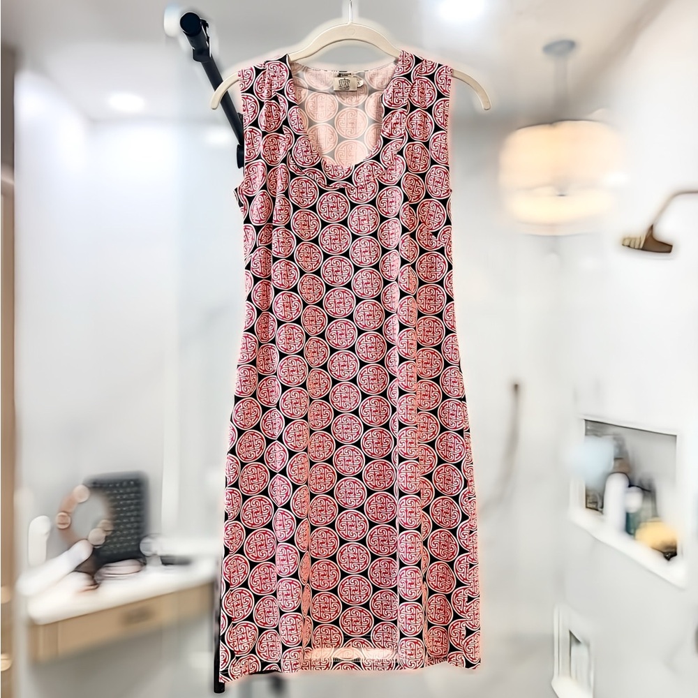 Katherine Way - Geometric Sleeveless Dress